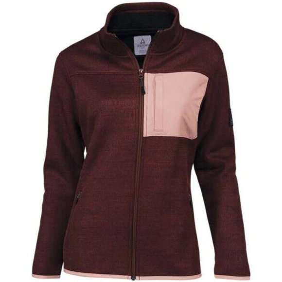 Ascend Jackets & Blazers - NWT Ascend Exploration Full Zip Jacket Pink/Maroon, Size L